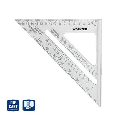 180 MM (7") ALUMINIUM VIERKANTE LAY-OUTTOOL