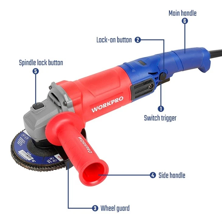 750W 125MM ANGLE GRINDER